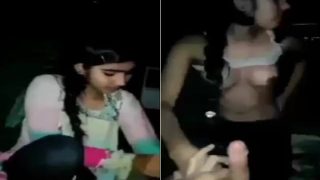 Hot young paki cousin meet at night, Pakistani sex video