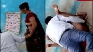 School teacher fucked by her principal in classroom x video